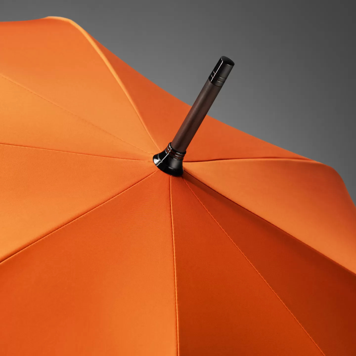 BLACK CHROME UMBRELLA