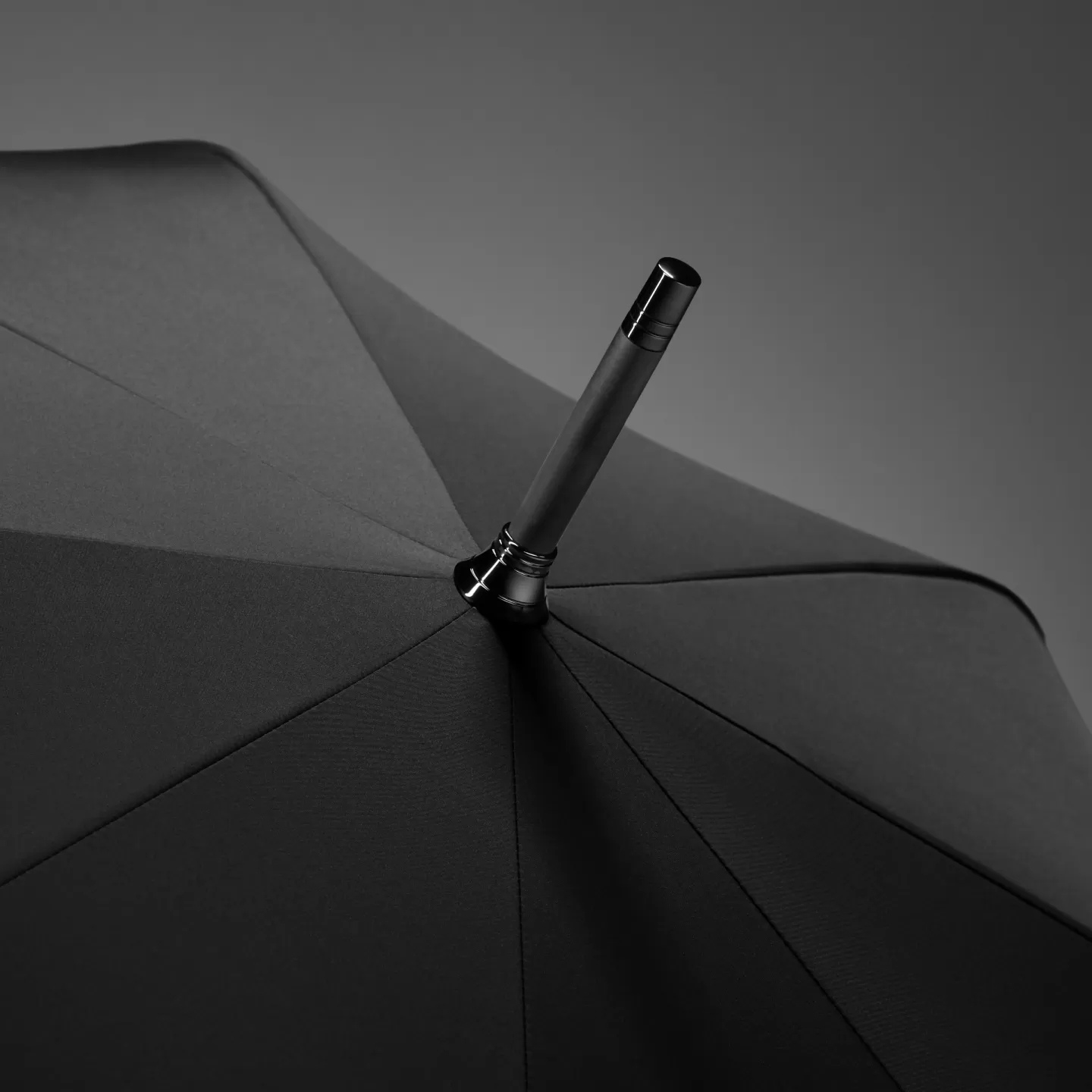 BLACK CHROME UMBRELLA