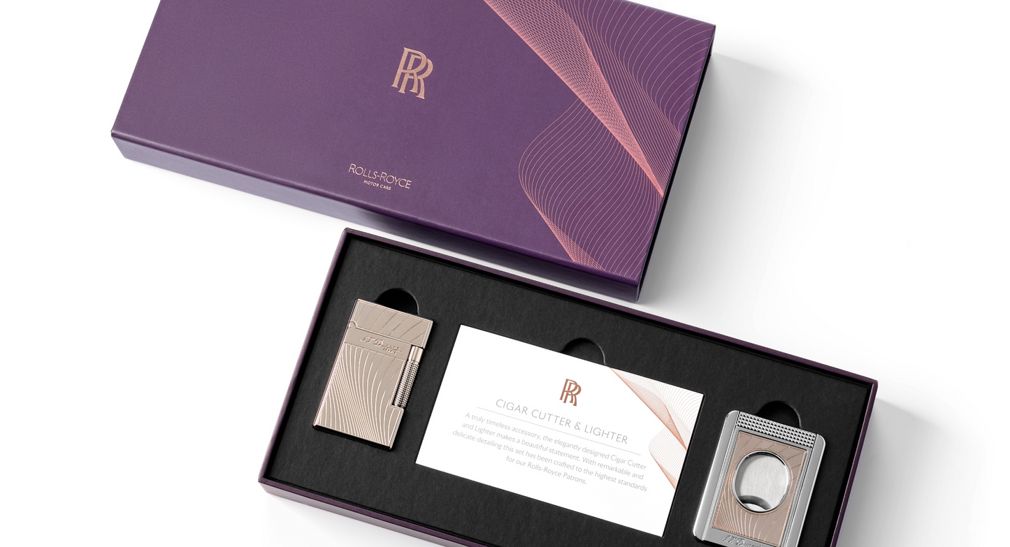 CIGAR CUTTER AND LIGHTER