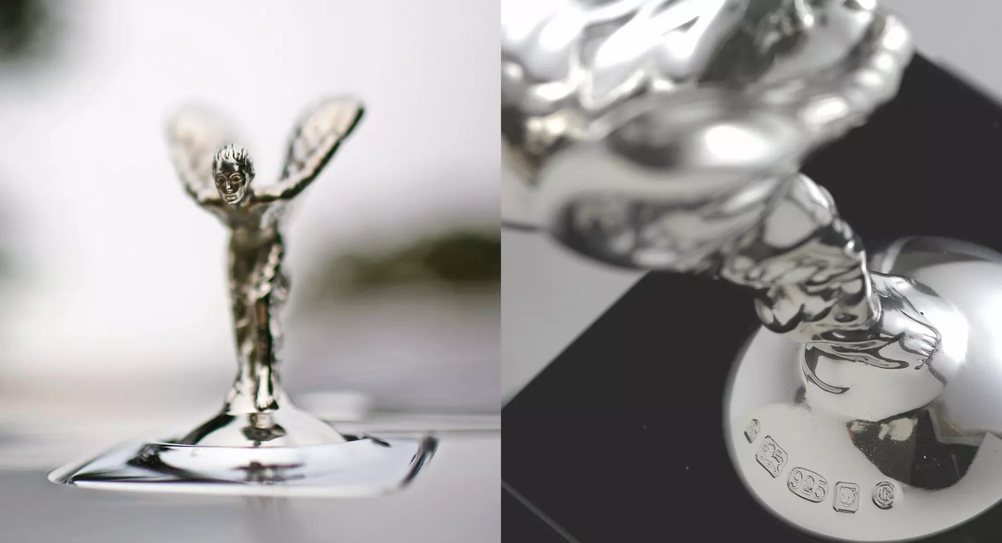 SPIRIT OF ECSTACY - SOLID SILVER